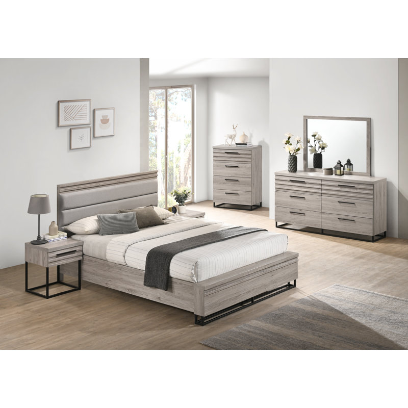 Earvin Piece Bedroom Set, Queen