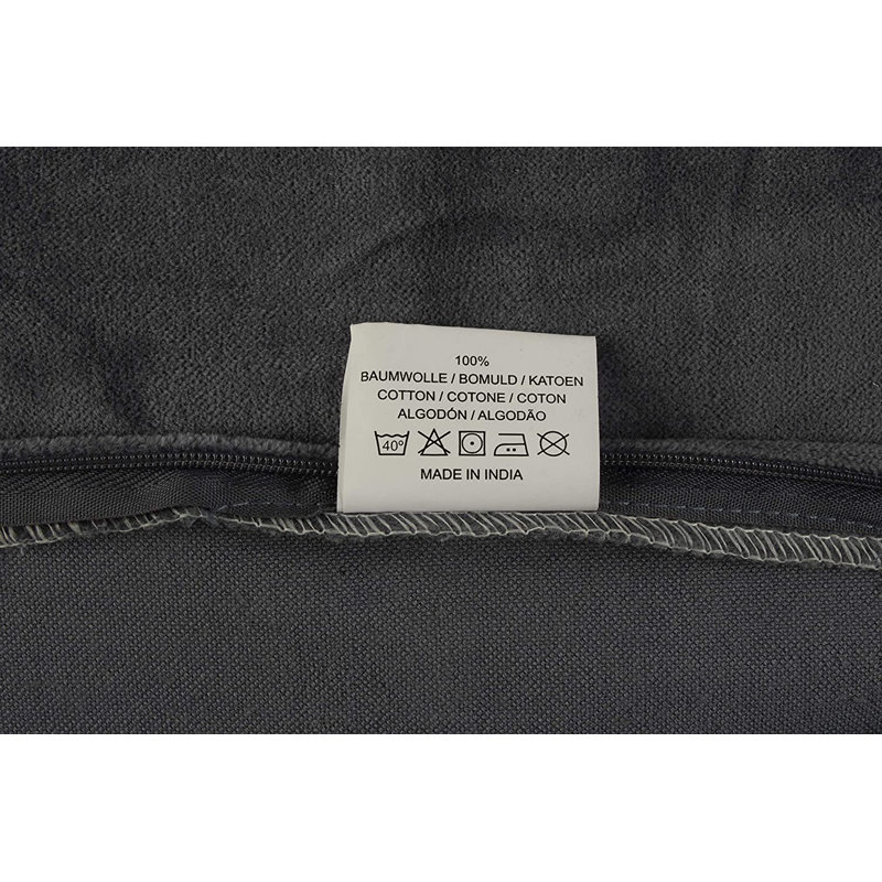 Cotton Pillow Cover, 18" x 18", Gray
