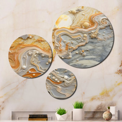 Abstract Wall Decor on Metal
