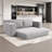 Convertible 2-in-1 Loveseat Sofa Bed With Memory Foam & Steel Frame-269646339