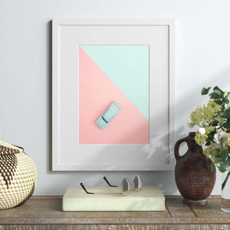 Meriwether White Wood Picture Frame with Mat