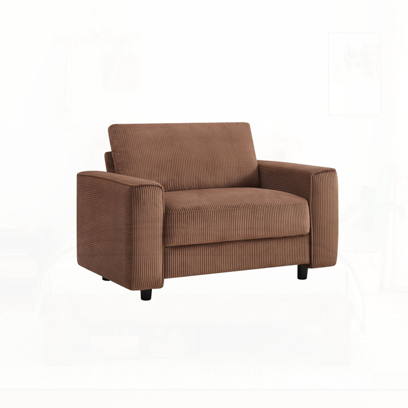 Chaise moderne et minimaliste, Brun