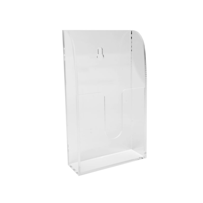 Brochure en acrylique et porte-brochures h 7 po