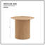 Petite table d'appoint ronde 17,71 pouces