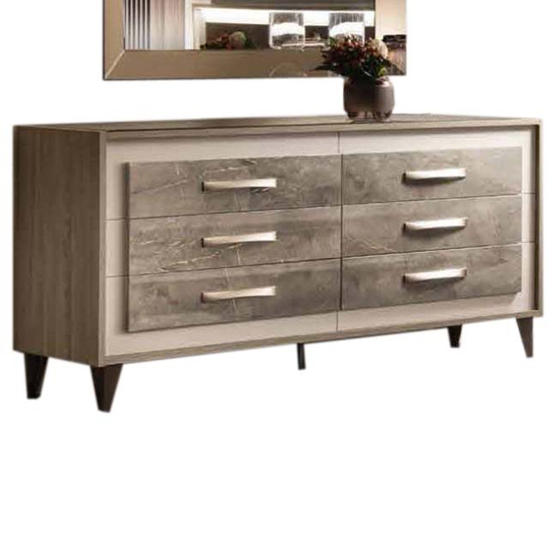 Commode double 6 tiroirs
