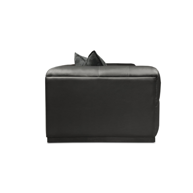 Monet Leather Sofa, Cobalt (Dreamer), Espresso