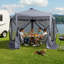 10 pi. X 10 pi Tente de camping d'extérieur escamotable