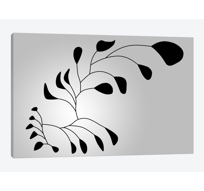 « mobiles », impression sur toile, H 12 po x l 18 po x P 1,5 po, Pas de tapis, Toile tendue