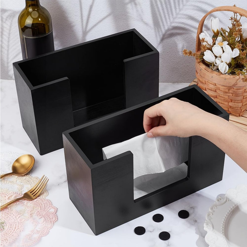 Solid Wood Napkin Holder