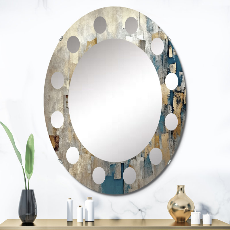 Delonghi - Miroir mural moderne ovale, 36 po x 24 po