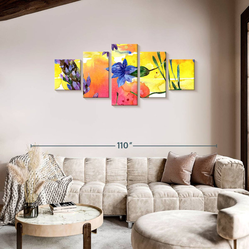 Flower, 36" H x 80" W