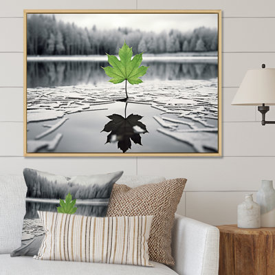 «Green Leaves Solitude In Winter I»