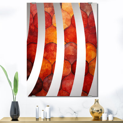 Miroir mural Elegance Moroccan Tiles IV - Abstract Tile MIR136403