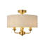 Linen Flush Mount-545699807