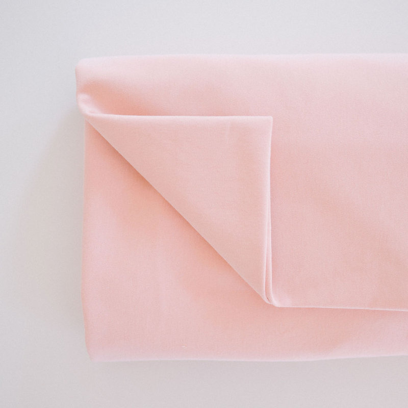 Waterproof Cotton Crib Sheet, Blush