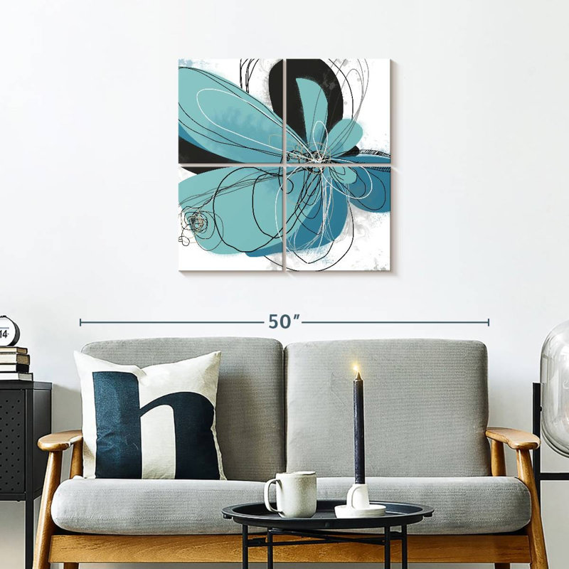 Azul Poetry II, H 26 po x l 26 po