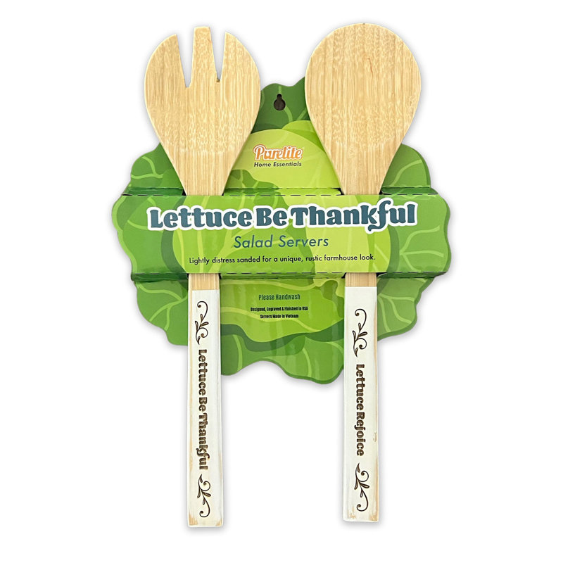 Desserte à salade «Be Thankful»