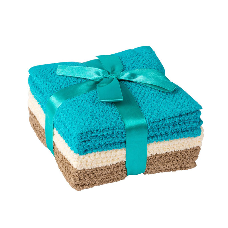Ensemble de serviettes de toilette en coton 8 pièces 100% Thome