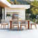 Rectangular 6 - Person Rectangular Outdoor Dining Set with Cushions