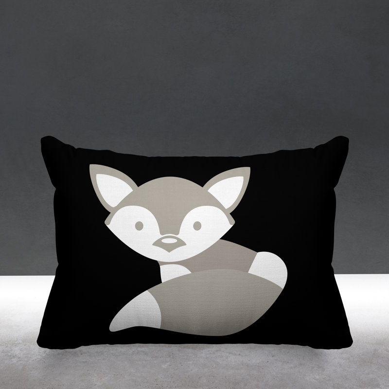 Coussin , Noir, H 20 po x l 14 po, Rectangulaire