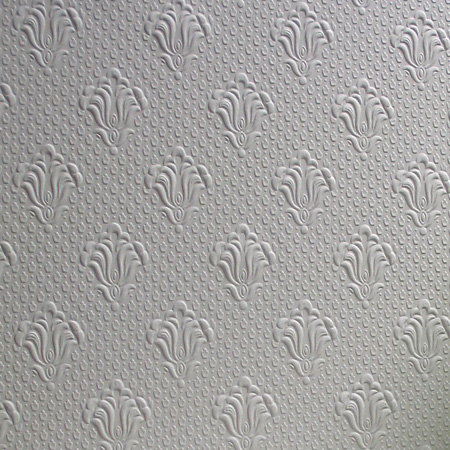 10m L x 52cm W Floral and Botanical 3D Embossed Roll Wallpaper