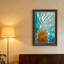 Impression sur toile bleue et dorée-1488538591