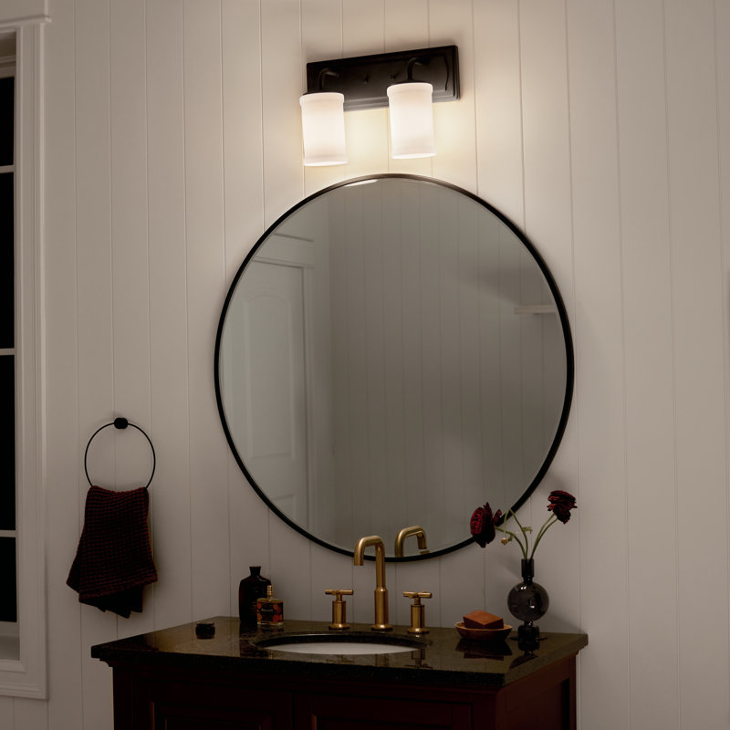 Cillean 2 - Light Dimmable Vanity Light, Textured Black