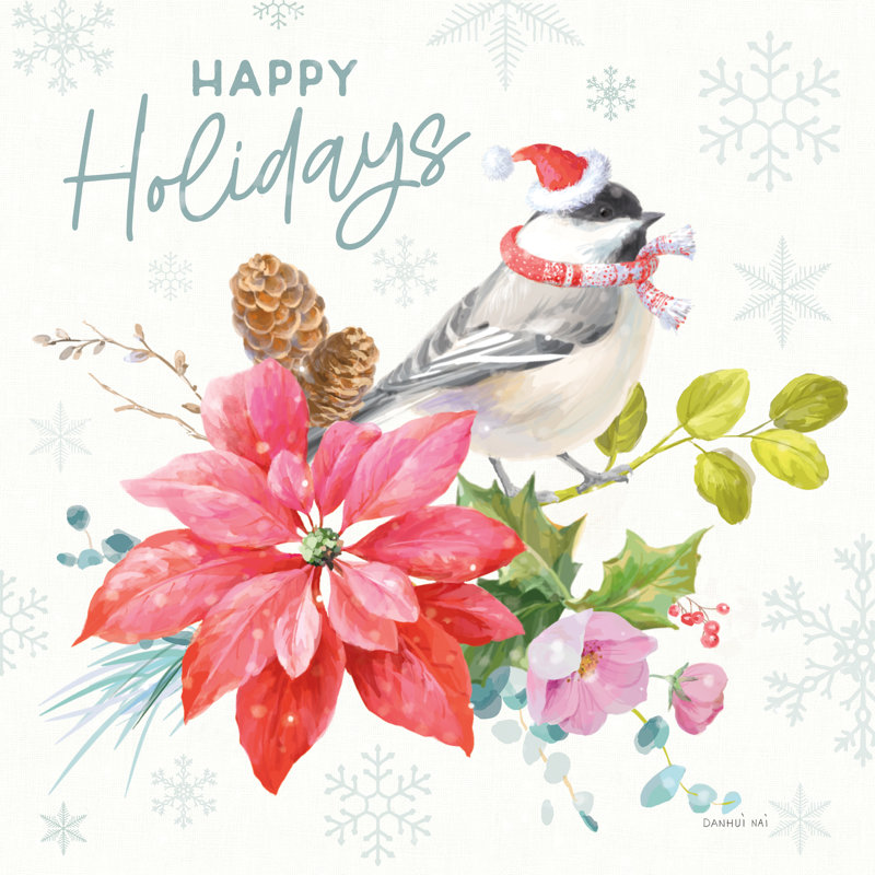 Jamilla Happy Holidays II par Danhui Nai, H 12 po x l 12 po