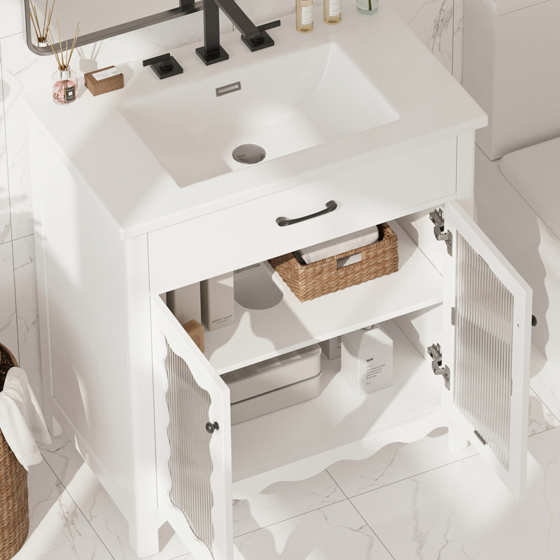 Single Bathroom Vanity with Top