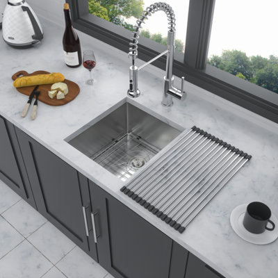 13  Undermount Sink - 13"X15"X9" Undermount Stainless Steel Kitchen Sink 16 Gauge 9  Deep Single Bowl Kitchen Sink Basin