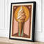 Deco Ice Cream Art Deco - Wrapped Canvas-320154633-320154631