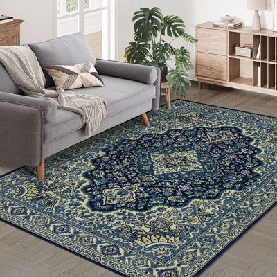Living Room Area Rug Indoor Large Area Rug Short Plush Fluffy Rug Non-Shedding
