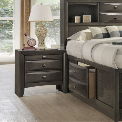 Urbanek 3-Drawer Nightstand