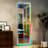 Full Length Mirror With RGB LED Light Floor Mirror Wall-Mounted, White-204512017