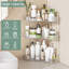 Organisateur de comptoir de salle de bain en coin