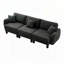 Canapé 3 places en tissu Boucle incluant 3 coussins-1707116591