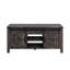 Table basse 48 po avec rangement sur le dessus de bureau et porte de grange-298166293