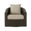 Chaise de patio pivotante avec coussins Dierdre-24074939