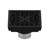 Kingston Brass Watercourse 4-Inch Square Grid Shower Drain with Hair Catcher-50264229