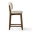 Tabourets de bar 25,5 po de hauteur comptoir avec structure en bois massif et siège rembourré-760313847