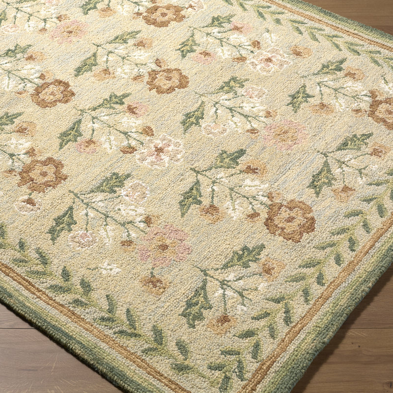 Moroccan Wool Hand Tufted Area Rug, Rectangle 200 x 275 cm