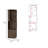 Syrah Corner Bar Cabinet with Two Doors, Three Open Shelves and Bottle Racks-1156929402