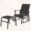 Fauteuil coulissant de jardin avec repose-pieds - haut dossier, filet respirant, capacité de 264 lb-1786067865