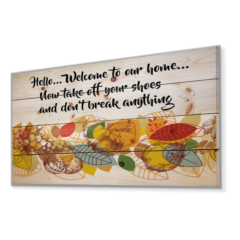 " Home Sweet Home Floral Wreath ", 20" H x 40" W x 0.78" D