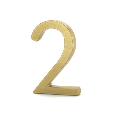4 in. Flat Floating Mount House Number