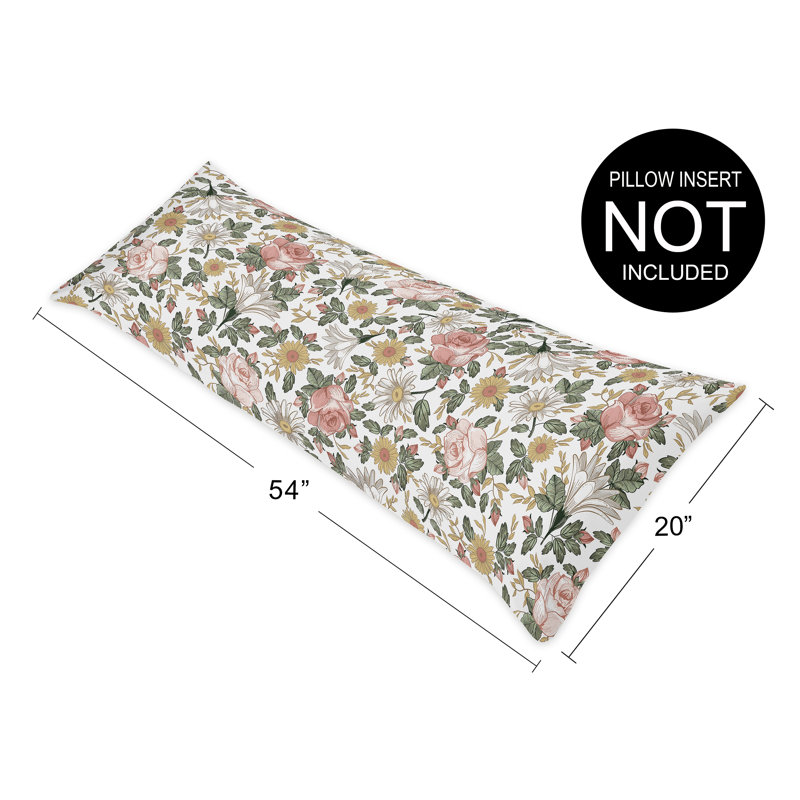 Vintage Floral Body Pillowcase