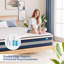 Matelas en mousse à mémoire de forme hybride mi-ferme 10 po / 12 po pour soulager la pression-1110947541-1110947546