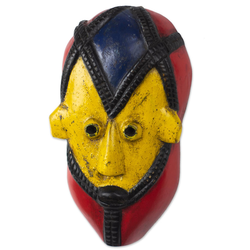 Décoration murale masque africain