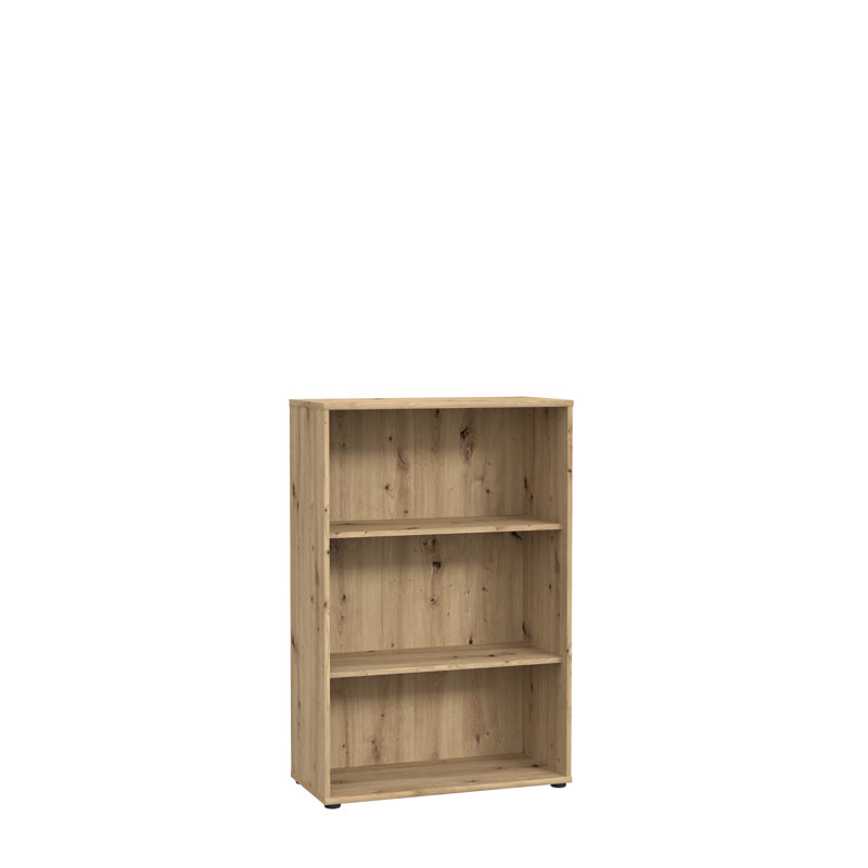 Amandla Standard Bookcase, Artisan Oak, 111.1cm H x 73.7cm W x 34.8cm D