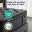 Matelas hybride à ressorts ensachés 12 po avec mousse à mémoire de forme-636362868-636362869